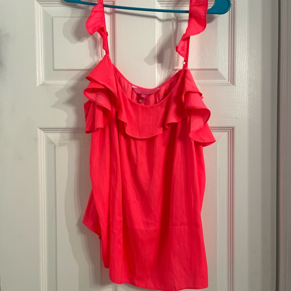 Lilly Pulitzer Cailee potion pink tank!